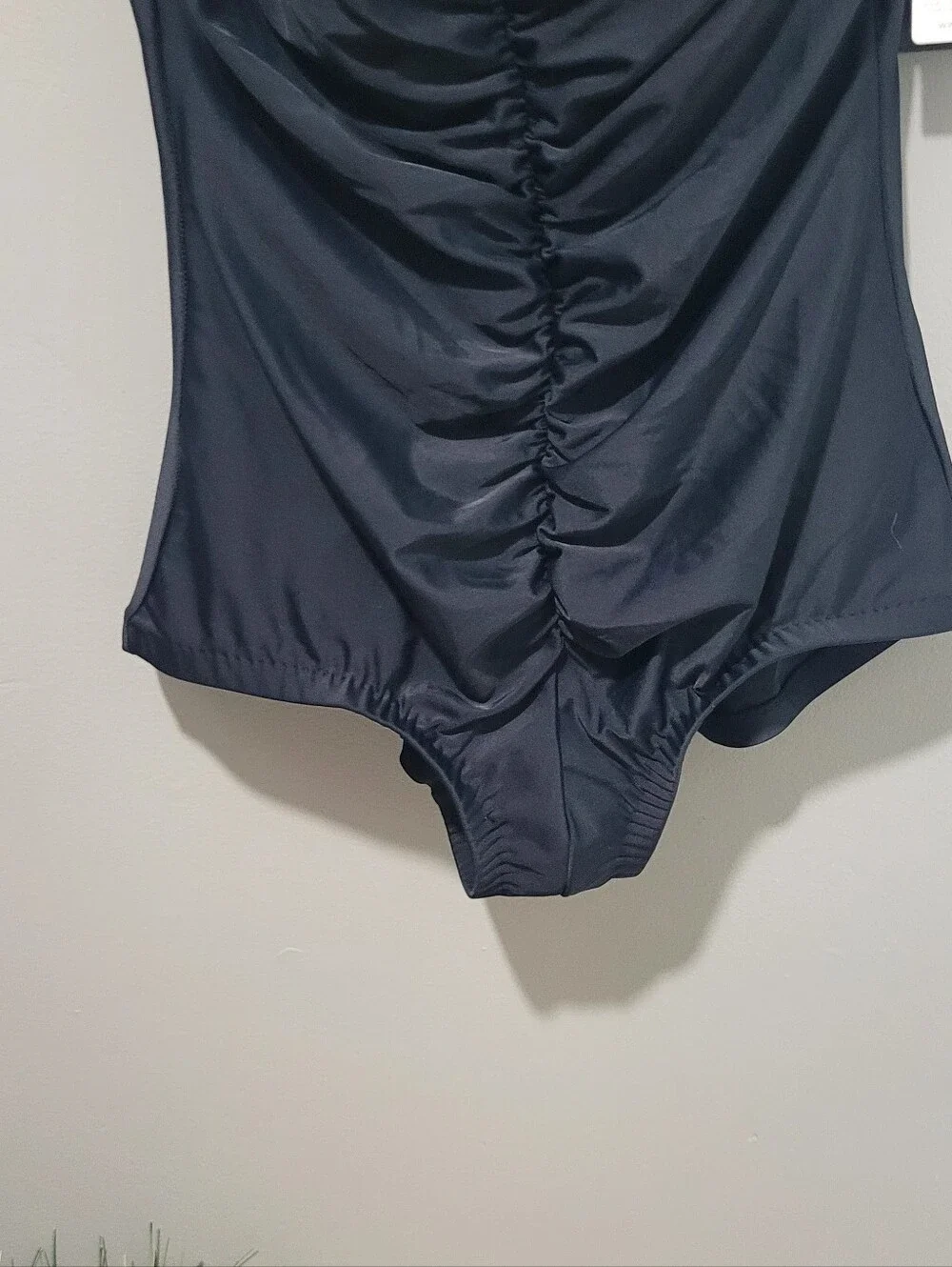 Nwt $99 Azul Black Instant Minimizer Tummy Control One Piece Bikini Sz 16w